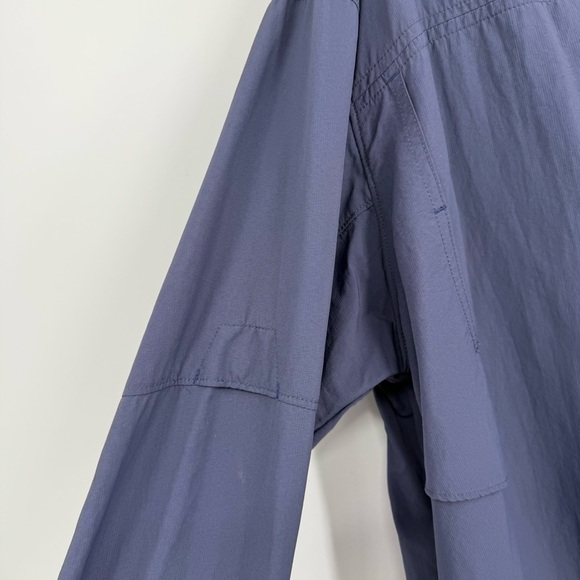 Columbia Shirt Mens XXL Blue Long Sleeve Vented Utility Silver Ridge AM7453 NEW - Picture 8 of 10